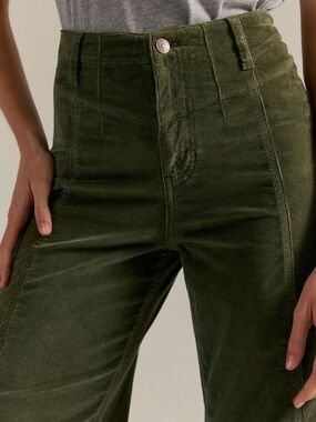 We The Free Libre Wide Leg Cords Keepsake Clover NWT 16”31”